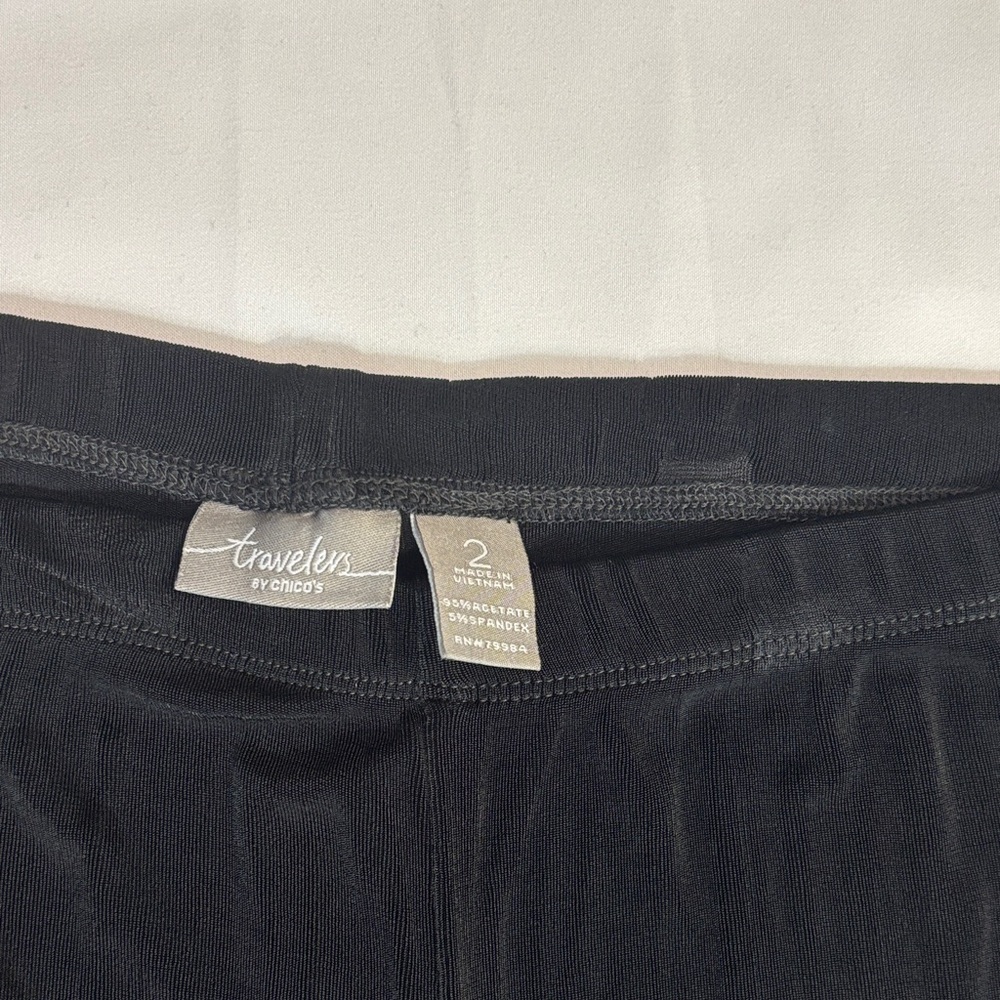 Black Straight Leg Women's Pants - Picture 2 of 5